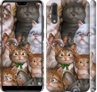 

Чохол коты для Huawei P20 757719