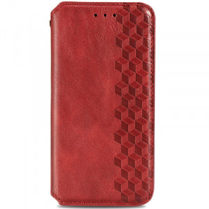 Кожаный чехол-книжка GETMAN Cubic (PU) для Samsung Galaxy S21 FE