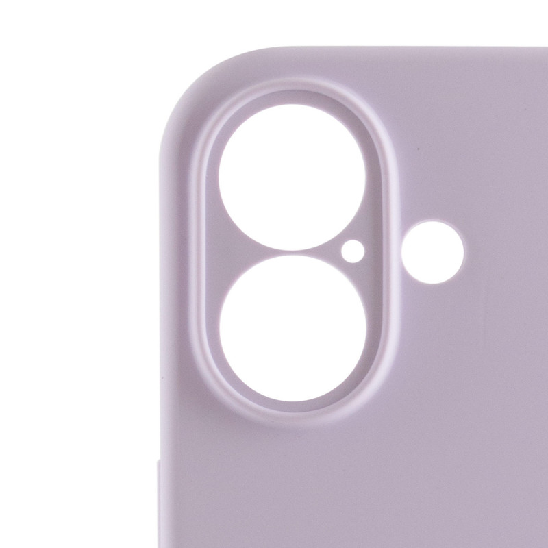 Чохол Silicone Case Full Camera Protective (AA) на Apple iPhone 16 Plus (6.7") (Бузковий / Lilac) в магазині vchehle.ua