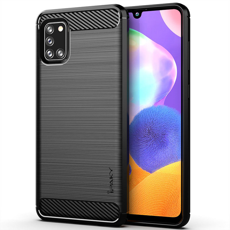 

TPU чохол iPaky Slim Series на Samsung Galaxy A31 (Чорний) 911111