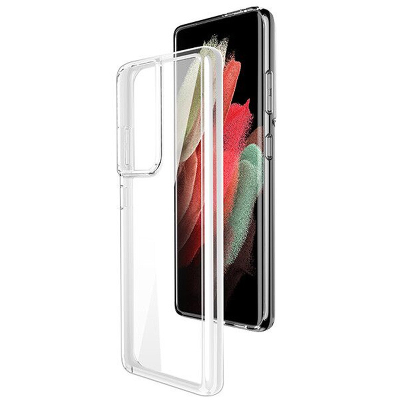 TPU чохол Epic Transparent 2,00 mm на Samsung Galaxy S21 Ultra (Прозорий (прозорий))