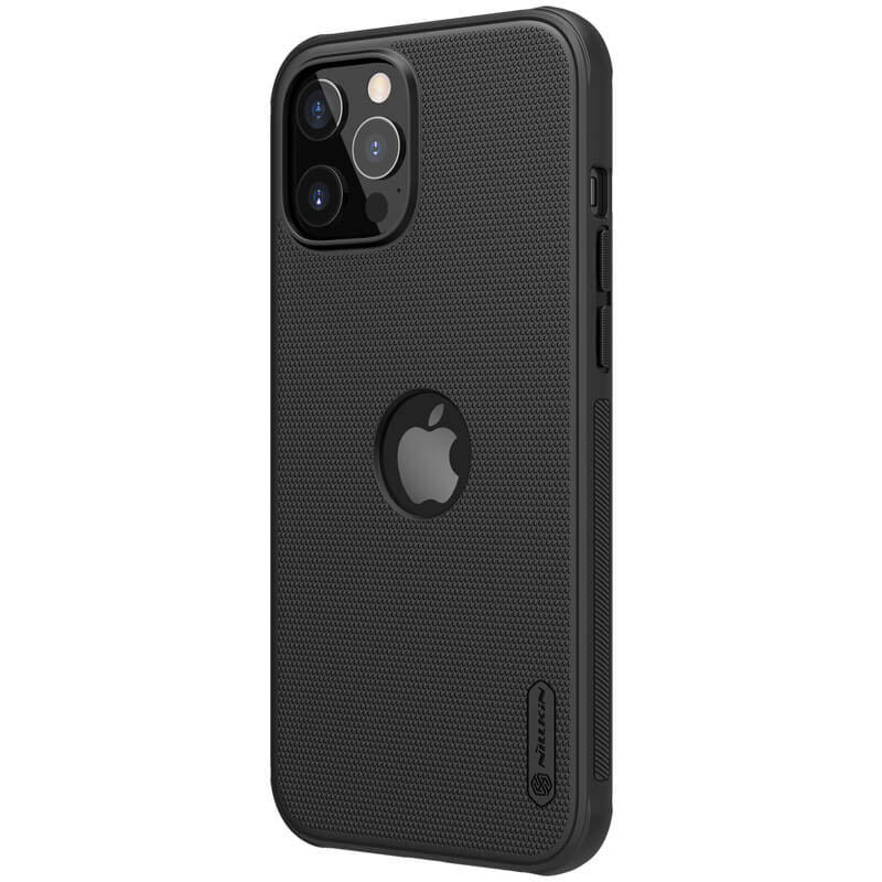 Фото Чохол Nillkin Matte Pro з лого на Apple iPhone 12 Pro Max (6.7") (Чорний) в маназині vchehle.ua