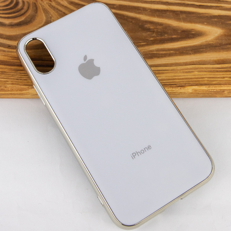Фото TPU чохол Matte LOGO на Apple iPhone XS Max (6.5") (Білий / White) на vchehle.ua