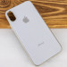Фото TPU чохол Matte LOGO на Apple iPhone XS Max (6.5") (Білий / White) на vchehle.ua