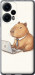Чехол Funny Capybara CEO Working для Xiaomi Poco F5