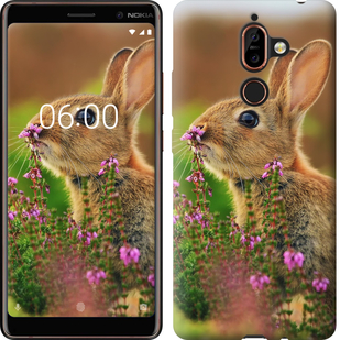 

Чохол Кролик і квіти на Nokia 7 Plus 656678