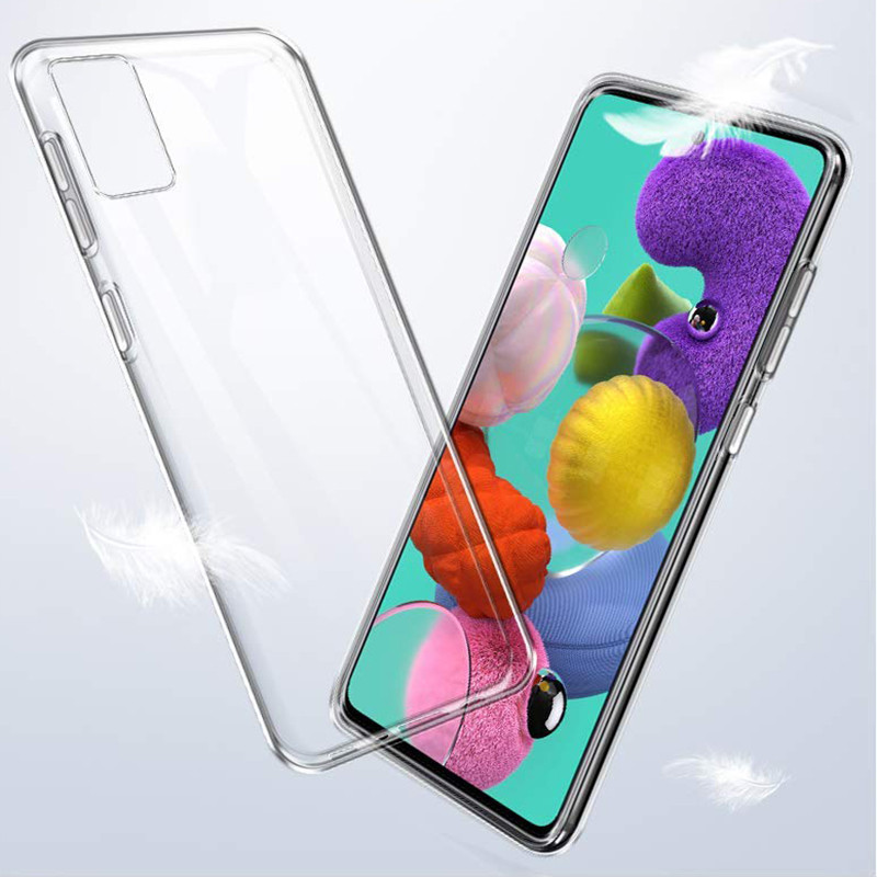 Фото TPU чехол Epic Transparent 1,0mm для Samsung Galaxy A31 (Бесцветный (прозрачный)) в магазине vchehle.ua