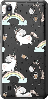 

Чохол Єдиноріг і кава на ZTE Blade A5 2019 1607253