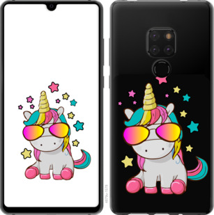 

Чехол Единорог в очках для Huawei Mate 20 911916