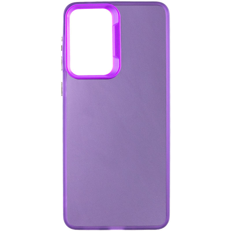 TPU+PC чохол Magic glow with protective edge на Samsung Galaxy A52 4G / A52 5G / A52s (Purple)