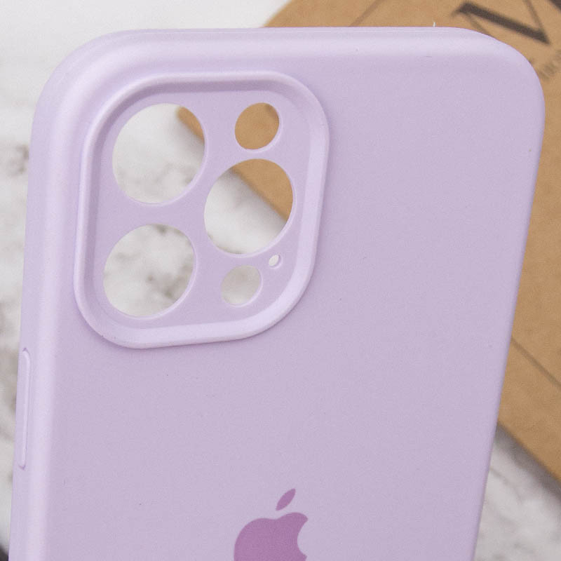 Заказать Чехол Silicone Case Full Camera Protective (AA) для Apple iPhone 12 Pro Max (6.7") (Сиреневый / Lilac) на vchehle.ua