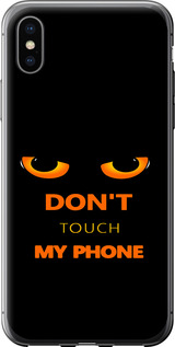 Чохол Don't touch the phone на iPhone X