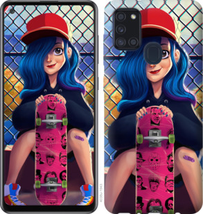 

Чохол Прикольна дівчинка зі скейтбордом на Samsung Galaxy A21s A217F 933717
