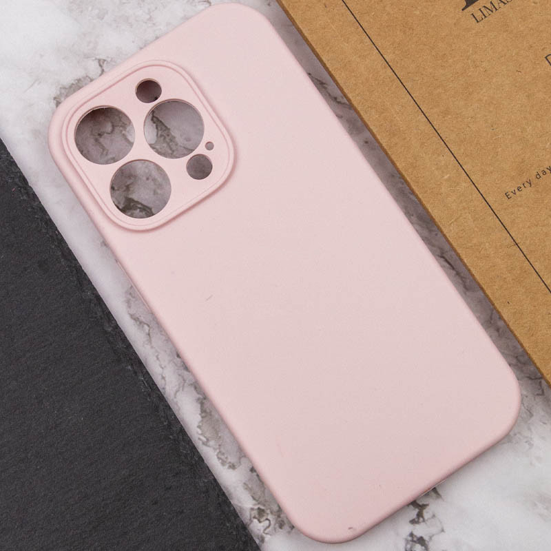 Купити Чохол Silicone Case Full Camera Protective (AA) NO LOGO на Apple iPhone 14 Pro Max (6.7") (Рожевий / Chalk Pink) на vchehle.ua