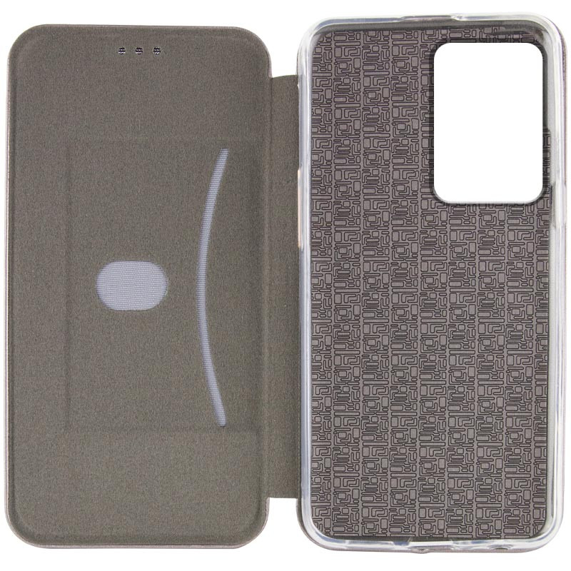 Фото Кожаный чехол-книжка Classy для Motorola Moto G85 (Серый) в магазине vchehle.ua
