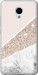 Чехол Пастельный мрамор для Meizu M3
