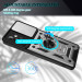 Ударопрочный чехол Camshield Serge Ring для Samsung Galaxy A52 4G / A52 5G / A52s (Серебряный) в магазине vchehle.ua