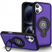 TPU+Textured PC Magnet для Apple iPhone 16 (6.1") (Purple)