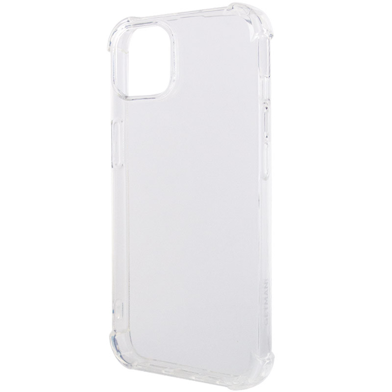 Фото TPU чохол GETMAN Ease logo посилені кути на Apple iPhone 14 (6.1") (Прозорий (прозорий)) в маназині vchehle.ua