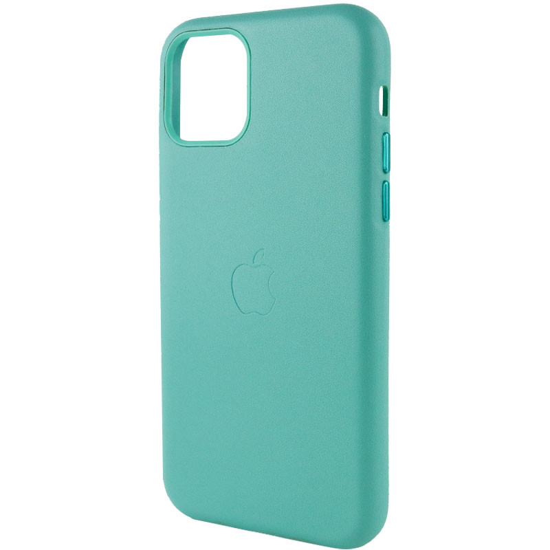Шкіряний чохол Leather Case (AA Plus) на Apple iPhone 11 Pro Max (6.5") (Ice) в магазині vchehle.ua
