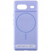 Чехол Silicone Cover Lakshmi Full Camera (AA) with MagFit для Google Pixel 8 (Сиреневый / Dasheen)