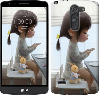 

Чохол Мила дівчинка з зайчиком на LG G3 Stylus D690 636568