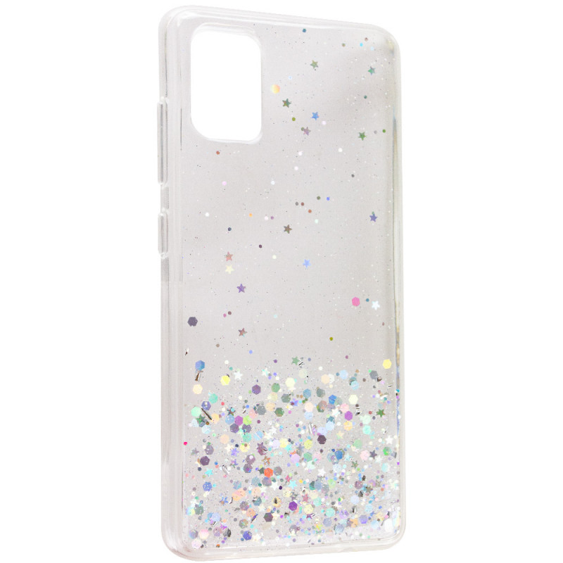 

TPU чохол Star Glitter на Samsung Galaxy A02s (Прозорий) 1122658