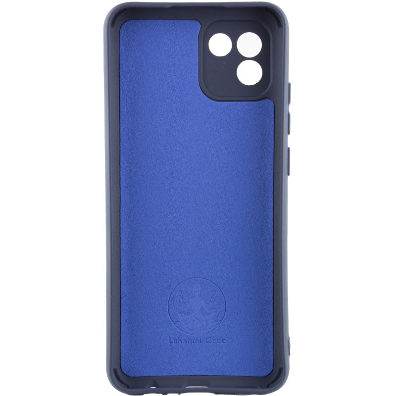 Фото Чехол Silicone Cover Lakshmi Full Camera (A) для Samsung Galaxy A03 (Синий / Midnight Blue) на vchehle.ua