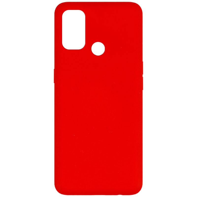 Чохол Silicone Cover Full without Logo (A) на Oppo A53 / A32 / A33 (Дефект упаковки / Червоний / Red)