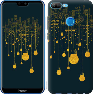 

Чехол Иллюстрация ночного города для Huawei Honor 9N (2018) 912077