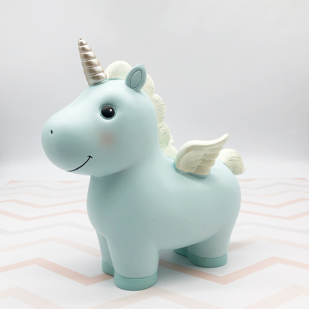 Копилка Unicorn керамическая Big (Синий)