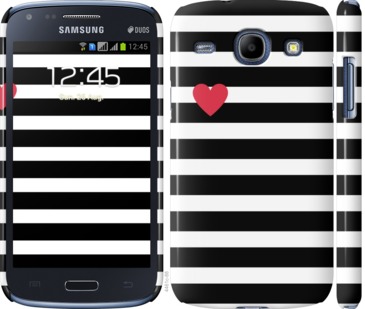 

Чехол Черно-белые полосы для Samsung Galaxy Core i8262 751704