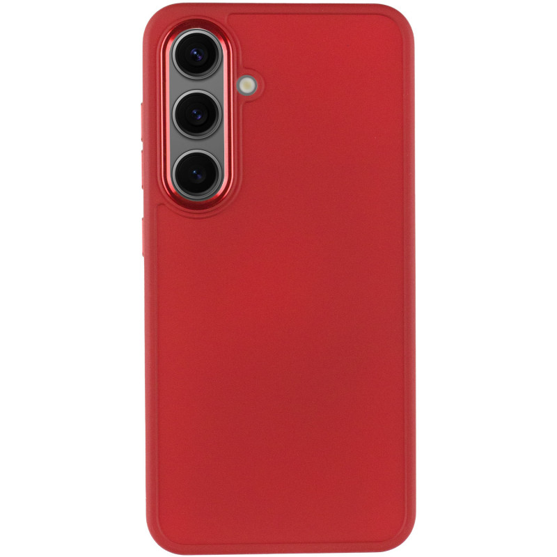 Фото TPU чехол Bonbon Metal Style для Samsung Galaxy S24 / S25 (Красный / Red) на vchehle.ua