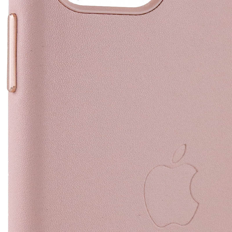Фото Шкіряний чохол Leather Case (AA Plus) на Apple iPhone 11 Pro Max (6.5") (Sand Pink) в маназині vchehle.ua