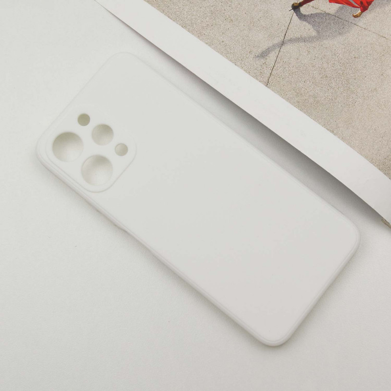 Фото Силіконовий чохол Candy Full Camera на Xiaomi Redmi 12 (Білий / White) на vchehle.ua