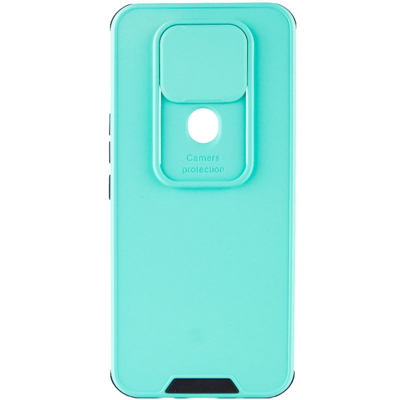 Фото TPU+PC чехол Lens series для TECNO Spark 6 (Мятный) на vchehle.ua