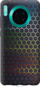 Чехол Переливающиеся соты для Huawei Mate 30
