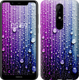 

Чехол Капли воды для Nokia 5.1 Plus 878138