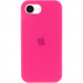 Чехол Silicone Case Full Protective (AA) для Apple iPhone 16e (6.1") (Розовый / Barbie pink)