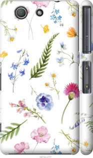 

Чехол Цветочный фон v2 для Sony Xperia Z3 Compact D5803 1440103