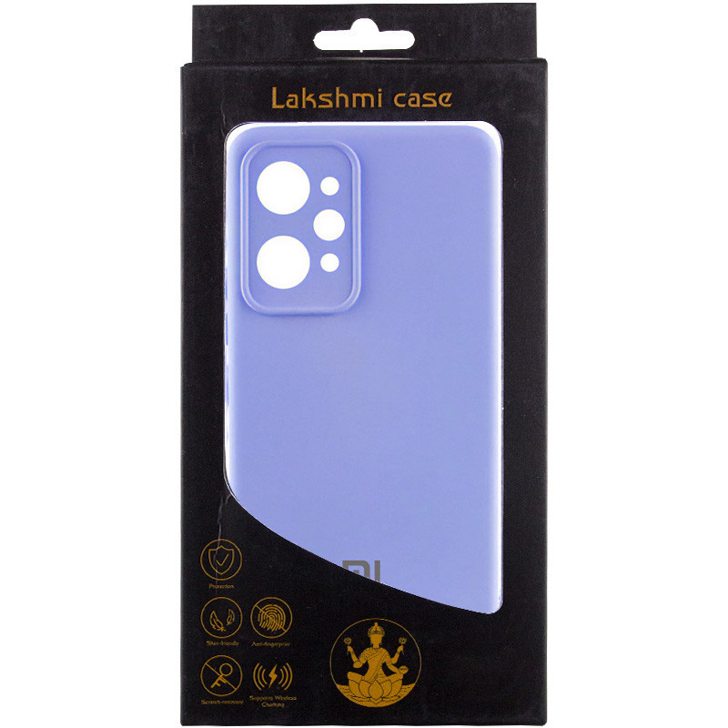 Чохол Silicone Cover Lakshmi Full Camera (AAA) with Logo на Xiaomi Redmi 12 (Сиреневый / Dasheen) в магазині vchehle.ua