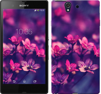 

Чохол Пурпурні квіти на Sony Xperia Z C6602 176634