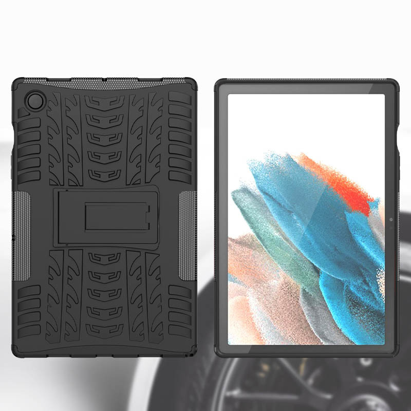 Фото TPU+PC чехол Protector Stand для Samsung Galaxy Tab A8 10.5" (2021) (Black) на vchehle.ua