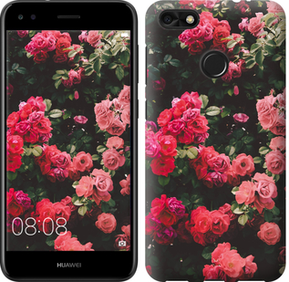 

Чехол Куст с розами для Huawei P9 Lite mini 639389