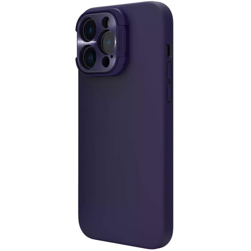 Фото Чехол Silicone Nillkin LensWing Magnetic для Apple iPhone 14 Pro Max (6.7") (Фиолетовый / Deep Purple) на vchehle.ua