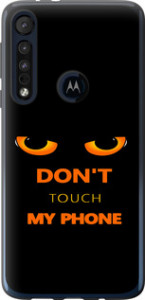 Чехол Don't touch the phone для Motorola One Macro