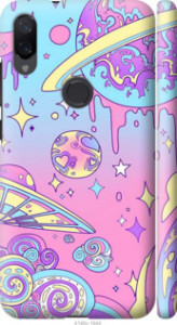 Чехол Розовая галактика для Xiaomi Mi Play