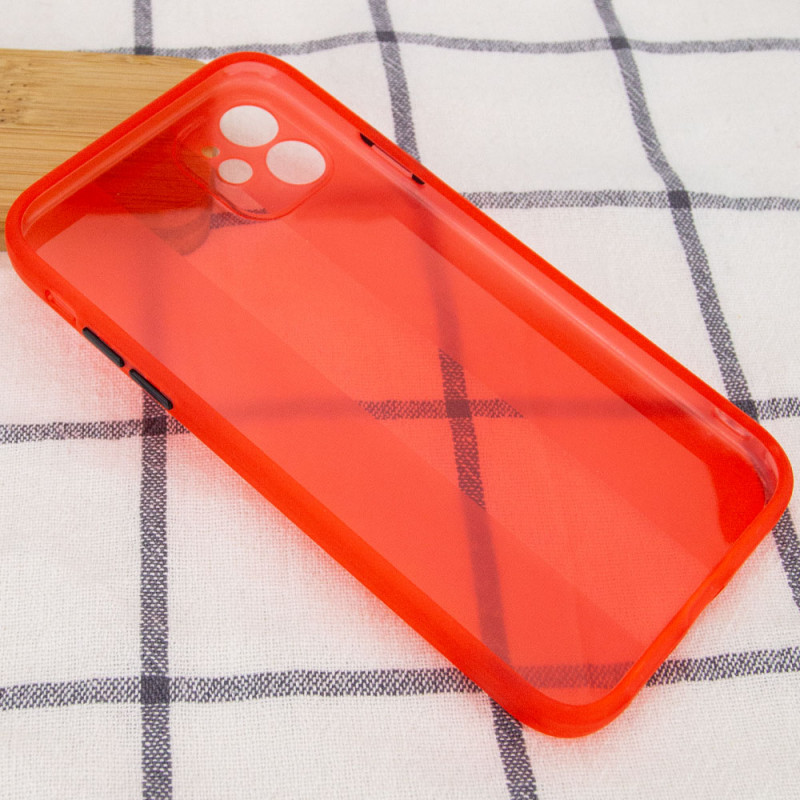 Фото Чохол TPU Glossy Line Full Camera на Apple iPhone 12 (6.1") (Червоний) в маназині vchehle.ua