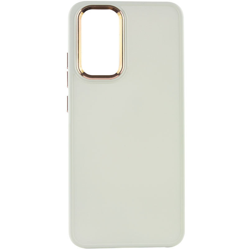 TPU чехол Bonbon Metal Style для Samsung Galaxy A55 (Белый / White)