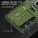 Фото Ударопрочный чехол Camshield Army Ring для Samsung Galaxy S23+ (Оливковый / Army Green) на vchehle.ua